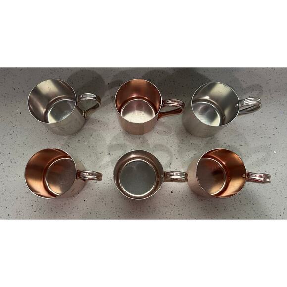 Vintage Smirnoff Mule Copper Moscow Mule Mugs - Set of 6, - Picture 4 of 5